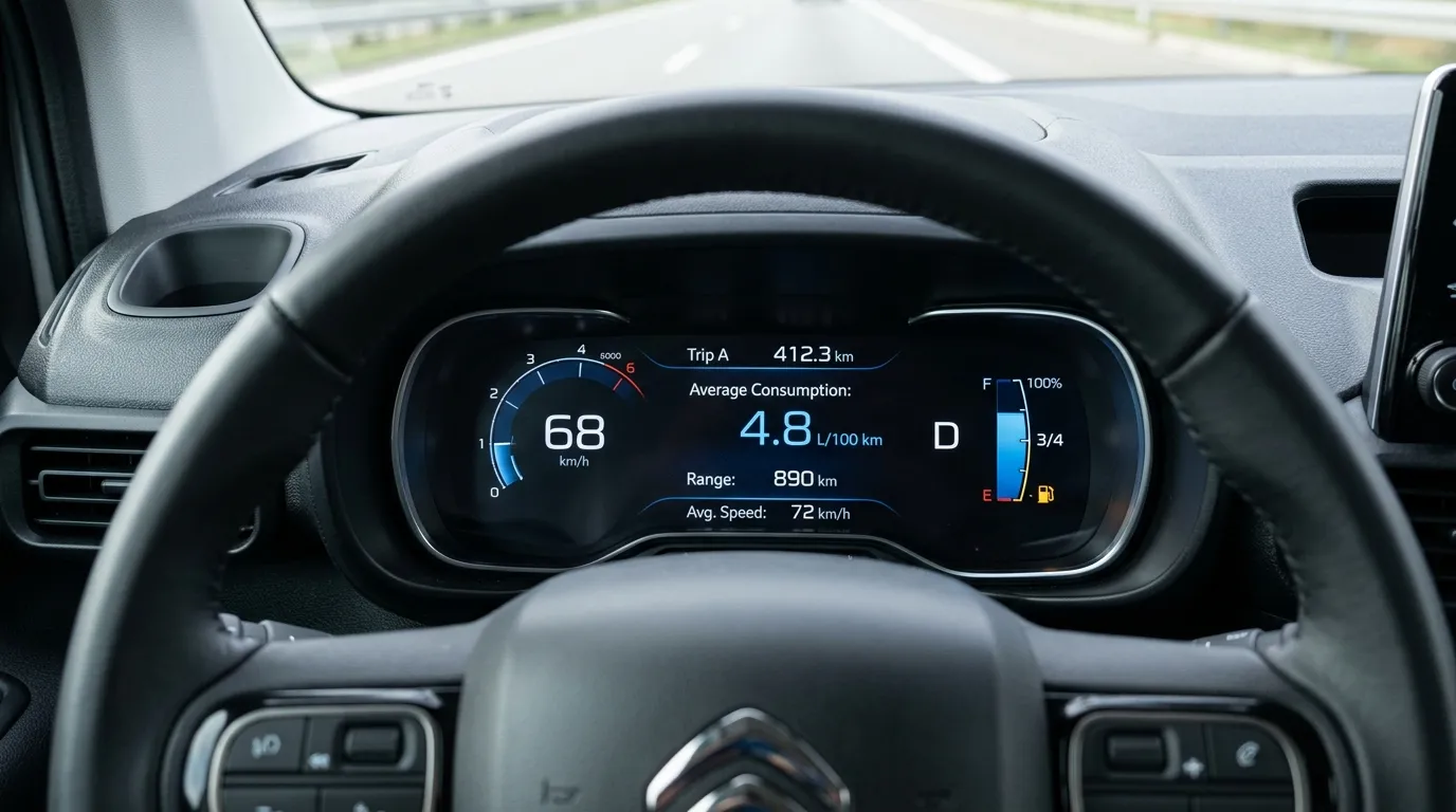 Wskaźnik spalania w Citroënie Berlingo