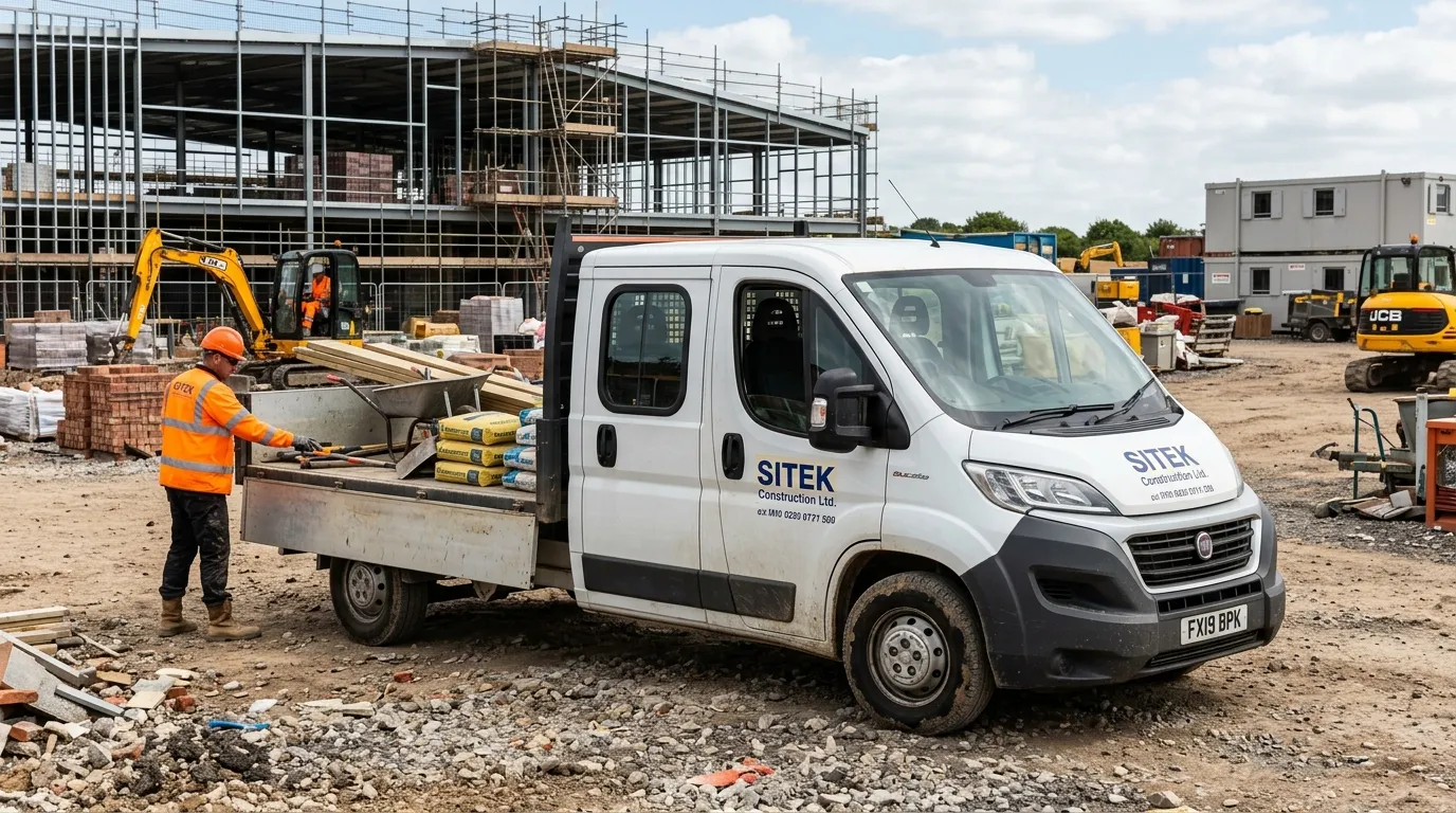 Fiat Ducato doka z podwójną kabiną i otwartą skrzynią ładunkową