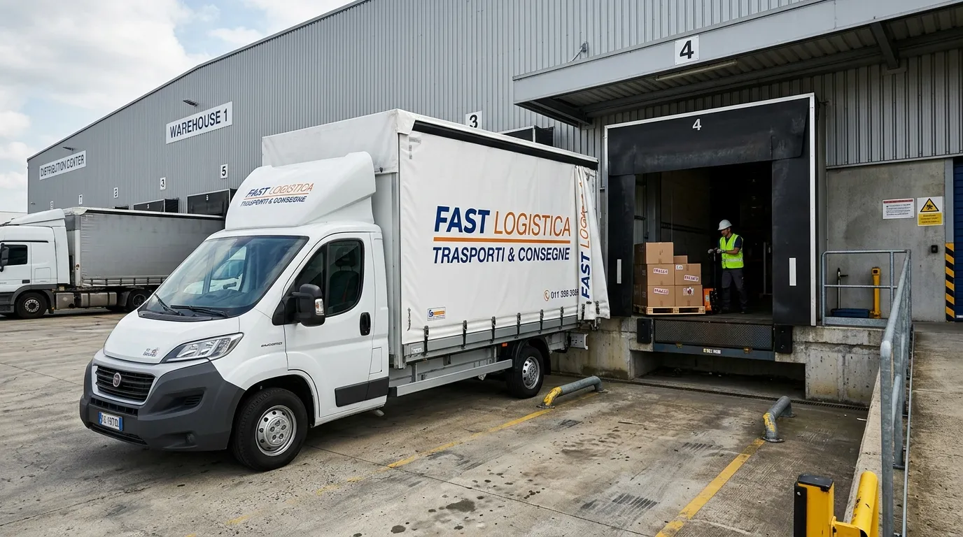 Fiat Ducato z zabudową plandekową 10-paletową – widok z boku