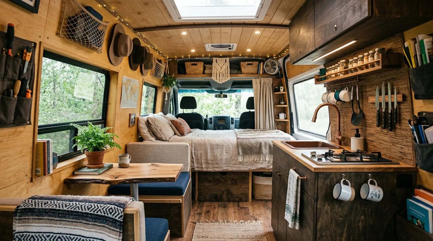 Kamper samoróbka – kreatywna zabudowa DIY