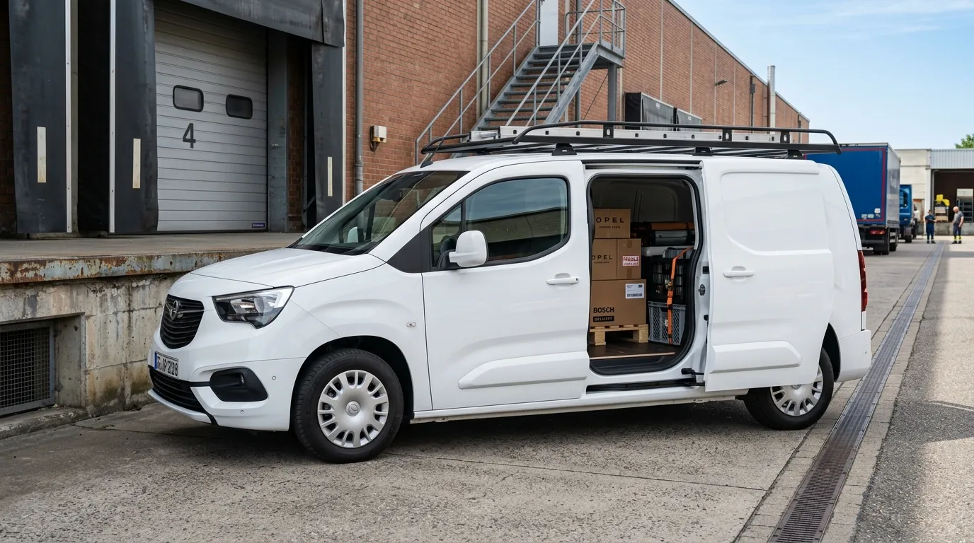Opel Combo Van – kompaktowy furgon dostawczy z otwartymi drzwiami przesuwnymi