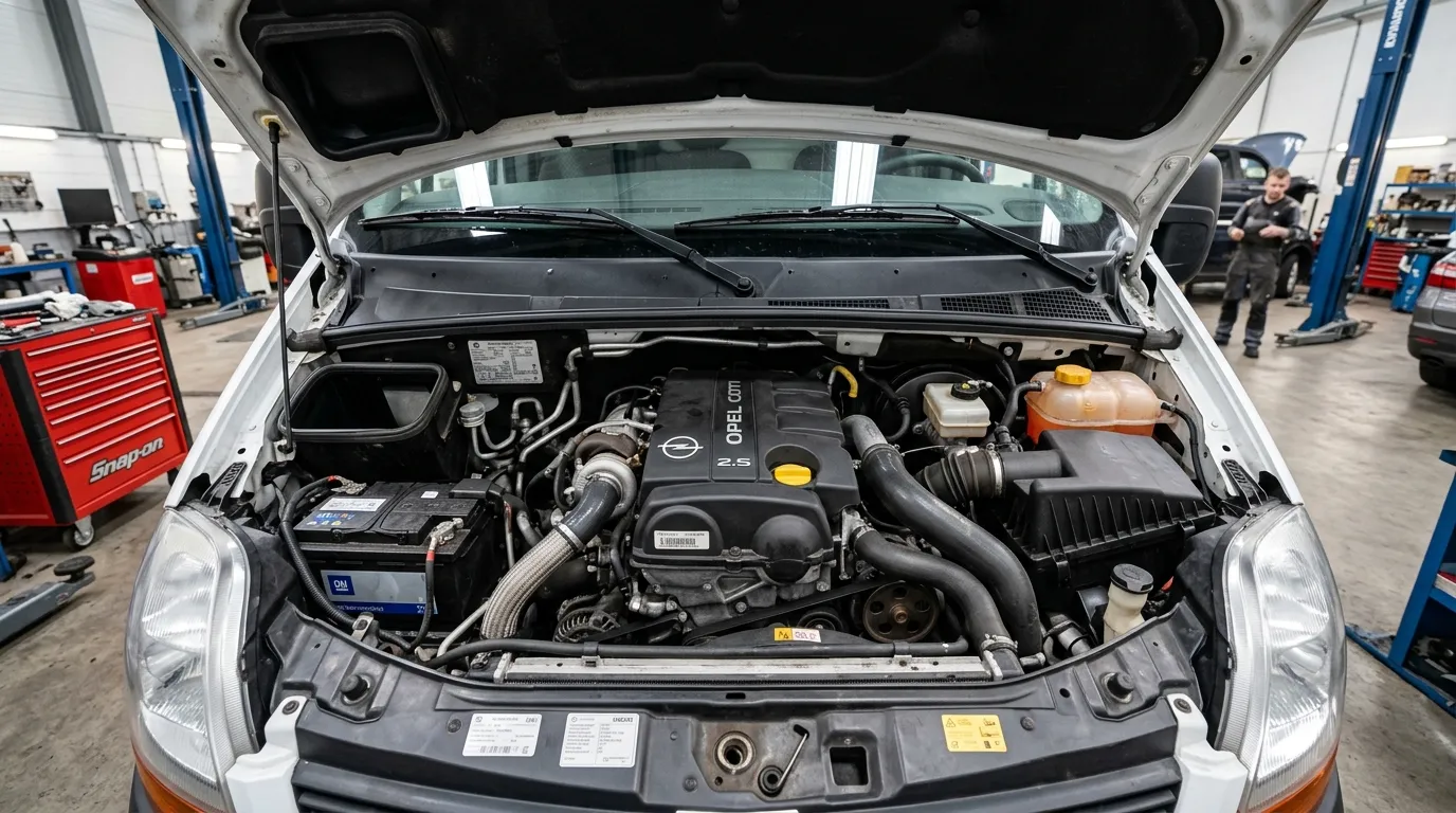 Opel Movano furgon z silnikiem 2.5 CDTi