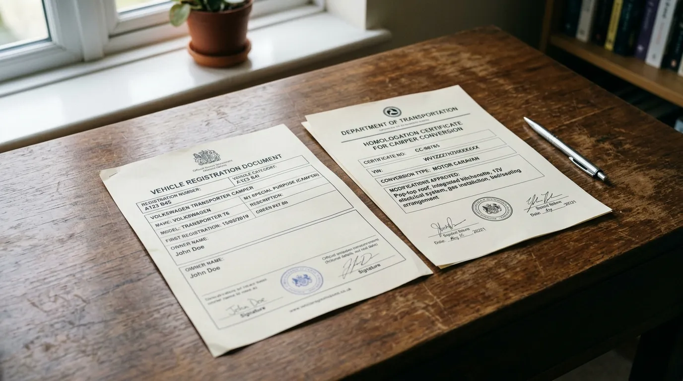 Przepisy dotyczące przeróbki busa – dowód rejestracyjny i dokumenty zmian konstrukcyjnych