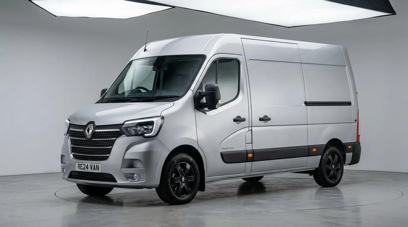 Renault Master III furgon L3H2 przy rampie załadunkowej