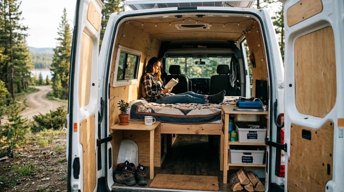 Tani kamper – przeróbka DIY furgonu na kampera